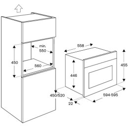 Встраиваемая микроволновая печь Bertazzoni F457HERMWTAG