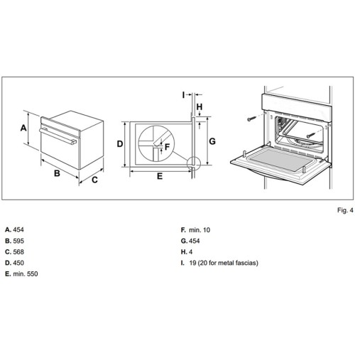 Встраиваемая микроволновая печь Bertazzoni FMOD4053MLB1