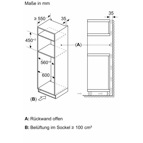 Встраиваемая микроволновая печь Bosch CMA585GS1