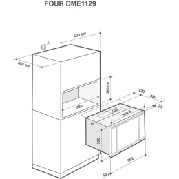 Встраиваемая микроволновая печь Brandt BMG2508B