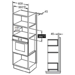 Встраиваемая микроволновая печь De DIetrich DMG2121A