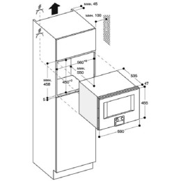 Встраиваемая микроволновая печь Gaggenau BM 450-110