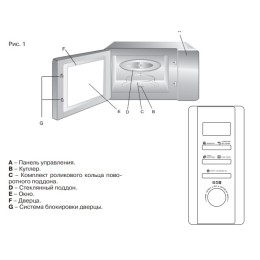 Микроволновая печь KRONA QUANTUM 44 BL/IX