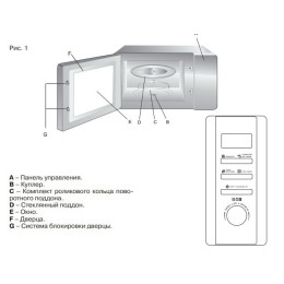 Микроволновая печь KRONA QUANTUM 44 MR/IX