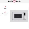 Встраиваемая микроволновая печь KRONA LAUNE 60 WH DOTS K