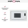 Встраиваемая микроволновая печь Krona ESSEN 60 WH DOTS