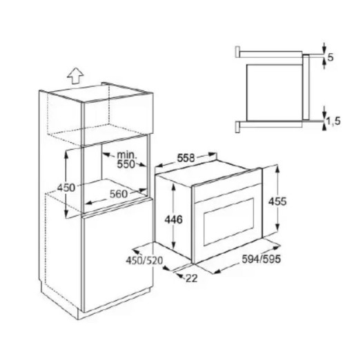 Встраиваемая микроволновая печь Kuppersberg HMWZ 969 B