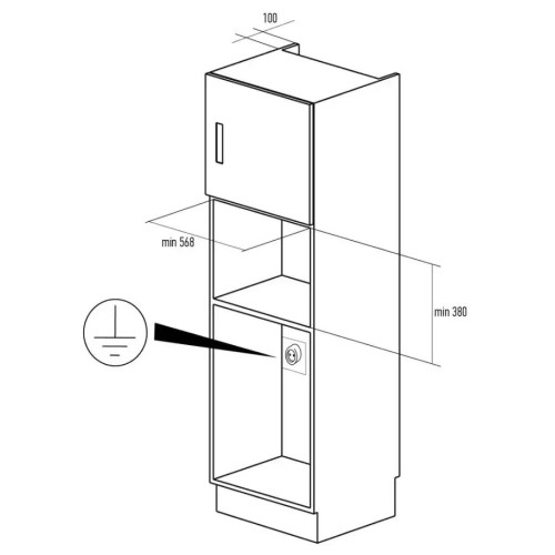 Встраиваемая микроволновая печь Kuppersberg HMW 393 W