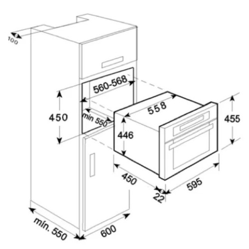 Встраиваемая микроволновая печь Kuppersberg RMW 969 BOR