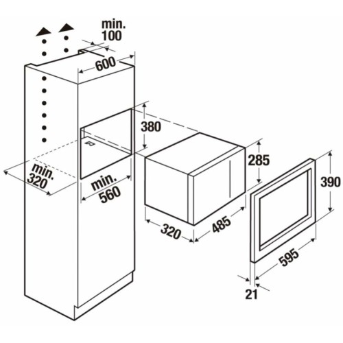 Микроволновая печь Kuppersbusch M 6120.0 W