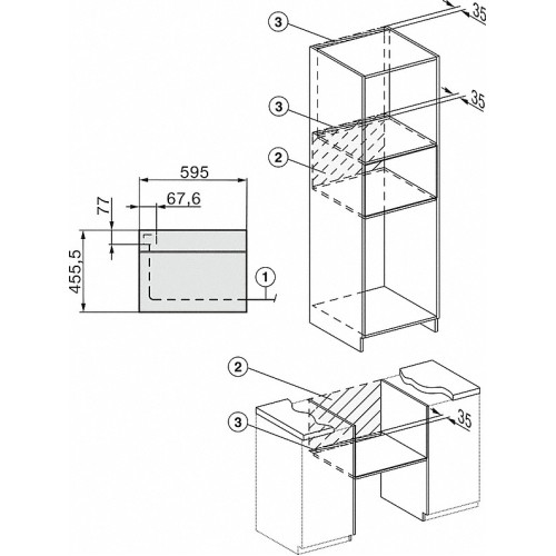 Встраиваемая микроволновая печь Miele H 7140 BM EDST/CLST