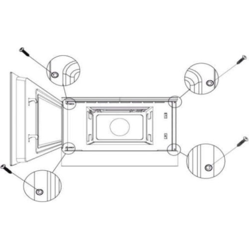 Встраиваемая микроволновая печь Pando PHM-950R