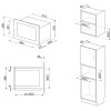 Встраиваемая микроволновая печь Smeg FMI025B3