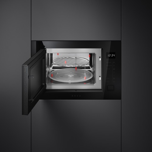 Встраиваемая микроволновая печь Smeg FMI225BI купить в Москве и Санкт-Петербурге