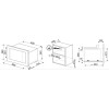 Встраиваемая микроволновая печь Smeg FMI320X2