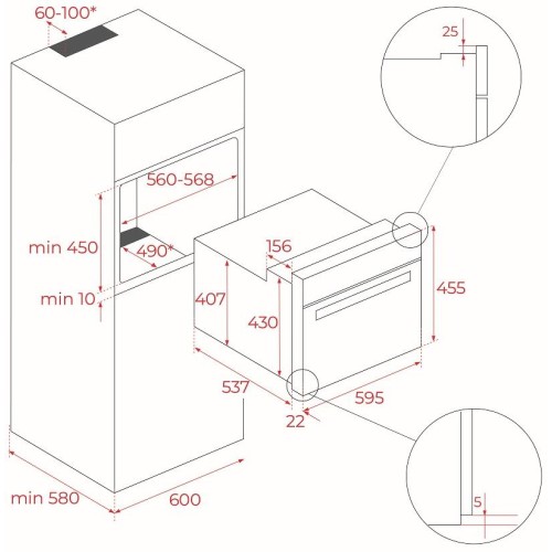 Встраиваемая микроволновая печь Teka MLC 8440 STONE GREY