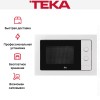 Встраиваемая микроволновая печь Teka MB 620 BI WHITE