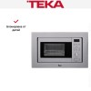 Встраиваемая микроволновая печь Teka MWE 207 FI STAINLESS STEEL