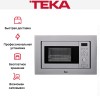 Встраиваемая микроволновая печь Teka MWE 207 FI STAINLESS STEEL