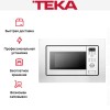 Встраиваемая микроволновая печь Teka MWE 207 FI WHITE