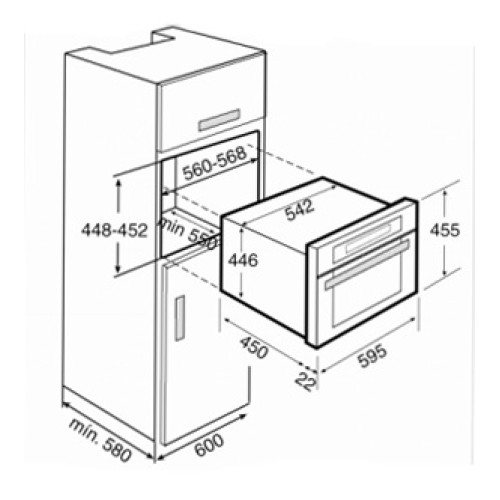 Встраиваемая микроволновая печь Teka MWL 32 BIS STAINLESS STEEL