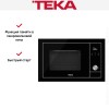 Встраиваемая микроволновая печь Teka ML 8200 BIS NIGHT RIVER BLACK