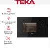 Встраиваемая микроволновая печь Teka ML 8210 BIS NIGHT RIVER BLACK