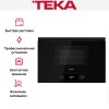 Встраиваемая микроволновая печь Teka ML 8220 BIS L FULL BLACK