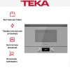 Встраиваемая микроволновая печь Teka ML 8220 BIS L STEAM GREY