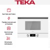 Встраиваемая микроволновая печь Teka ML 8220 BIS L WHITE