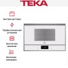 Встраиваемая микроволновая печь Teka ML 822 BIS L WHITE