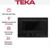 Встраиваемая микроволновая печь Teka ML 82-G1 BIS L MATT BLACK