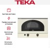 Встраиваемая микроволновая печь Teka MWR 22 BI VANILLA-OB