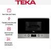 Встраиваемая микроволновая печь Teka MWS 22 EGL Black