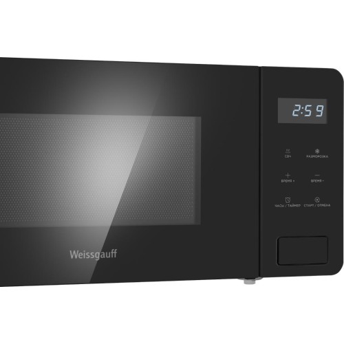 Микроволновая печь Weissgauff MWO-150 Black Glass купить в Москве и Санкт-Петербурге