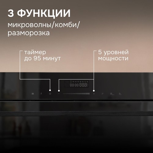 Встраиваемая СВЧ-печь Zigmund Shtain BMO 27 B купить в Москве и Санкт-Петербурге