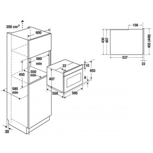 Встраиваемый паровой шкаф Kuppersbusch CD 6350.0 S5 Black Velvet