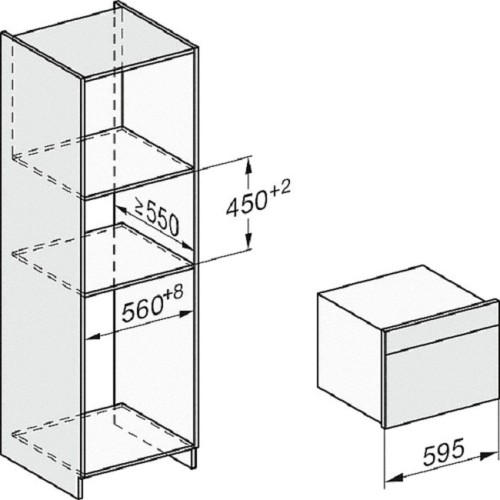 Встраиваемая комби-пароварка Miele DGC 7840 OBSW