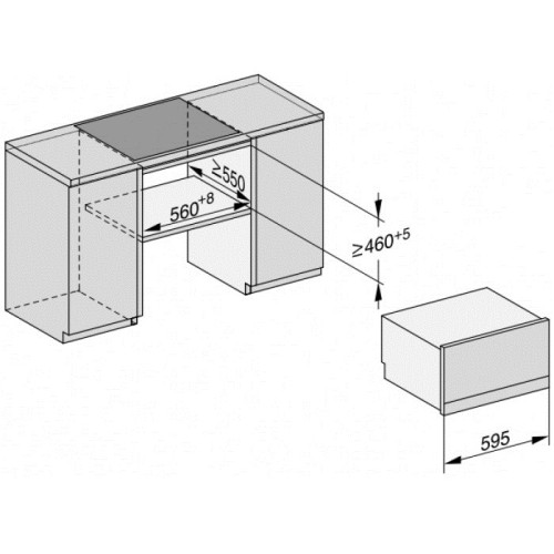 Встраиваемая пароварка с СВЧ Miele DGM7840 BRWS