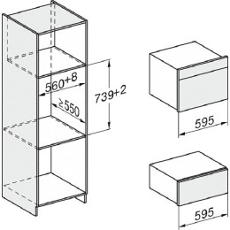 Встраиваемая пароварка с СВЧ Miele DGM7840 OBSW