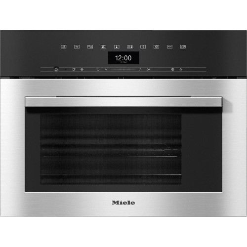 Встраиваемая пароварка с СВЧ Miele DGM7340 EDST/CLST