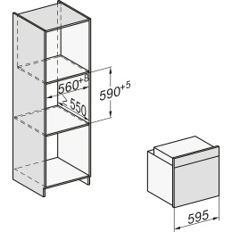 Встраиваемая пароварка Miele DGC 7450 OBSW