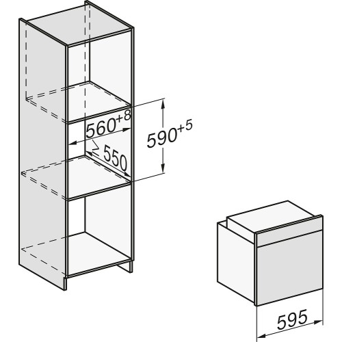 Встраиваемая пароварка Miele DGC 7450 OBSW