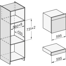 Встраиваемая пароварка Miele DGC 7660 HC Pro OBSW