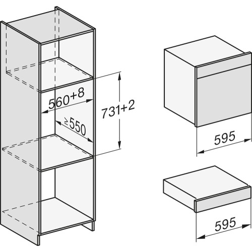 Встраиваемая пароварка Miele DGC 7865 OBSW