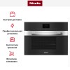 Встраиваемая пароварка с СВЧ Miele DGM7640 EDST/CLST