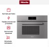Встраиваемая пароварка с СВЧ Miele DGM7840 GRGR