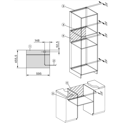 Встраиваемая пароварка с СВЧ Miele DGM7840 OBSW