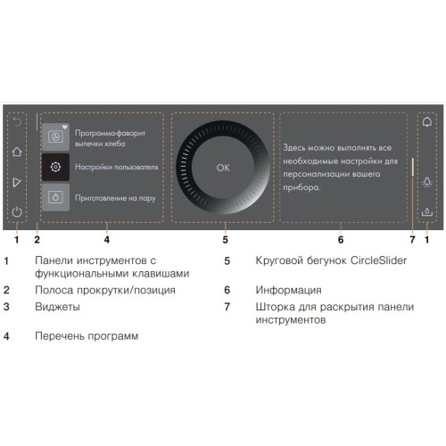 Встраиваемый паровой шкаф V-Zug CombiSteamer V6000 45 CS6T-23032 черное стекло