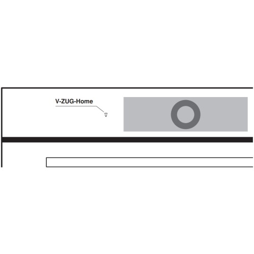 Встраиваемый паровой шкаф V-Zug CombiSteamer V6000 45 CS6T-23032 черное стекло